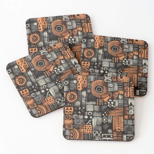 Item preview, African Bogolan Mud Cloth Pattern  designed and sold by Shs-Kenya.