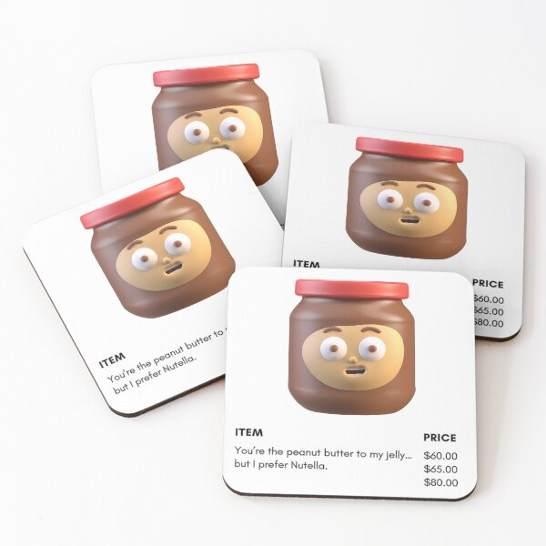 Item preview, Nutella Love - Heart-Shaped Valentine's Day Print for Nutella Fans designed and sold by AlwaysHome.