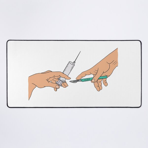 Item preview, Medical Art Illustration: Injection and Surgery Hands designed and sold by carries-anatomy.