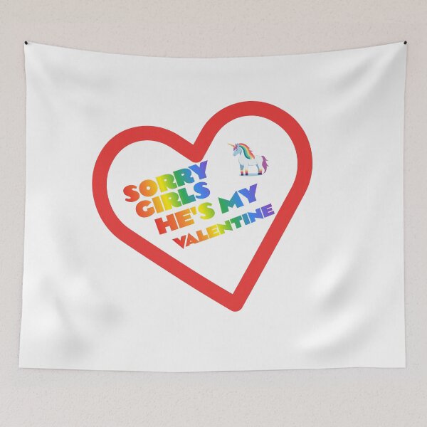 Item preview, vday sorry girls he's my valentine designed and sold by drwho107.
