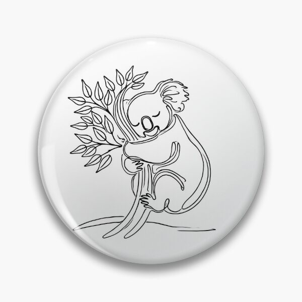 Item preview, Koala hugging an eucalyptus tree designed and sold by elifrey.