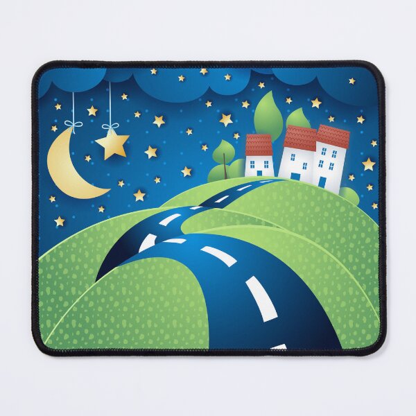 Item preview, Over the Hills, at Night designed and sold by LuisaVenturoli.