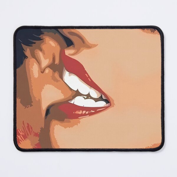Item preview, Oil Panting Portrait of a Woman Passionately Biting Man's Ear designed and sold by Vicky021.