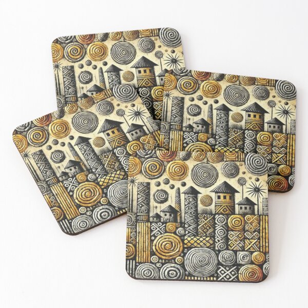 Item preview, Bogolan Mud Cloth Pattern  designed and sold by Shs-Kenya.
