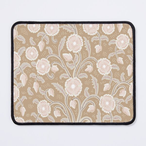 Item preview, Flowers - warm neutral botanical arabesque with dots designed and sold by colorofmagic.