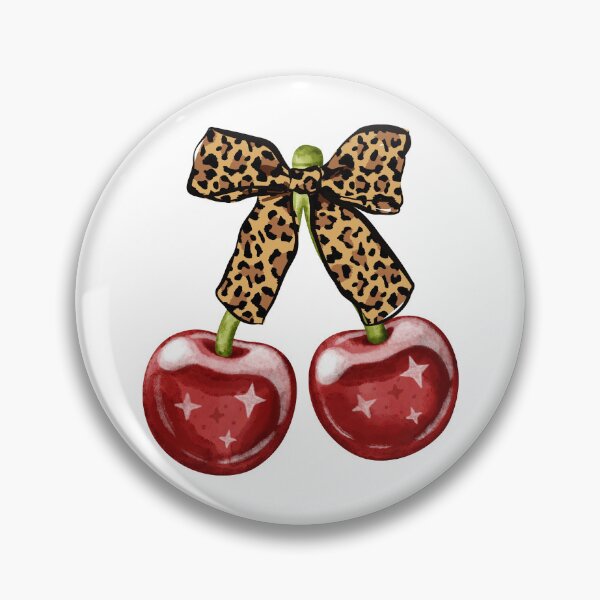 Item preview, Cherry Coquette Leopard Bow  designed and sold by thebest-2studio.