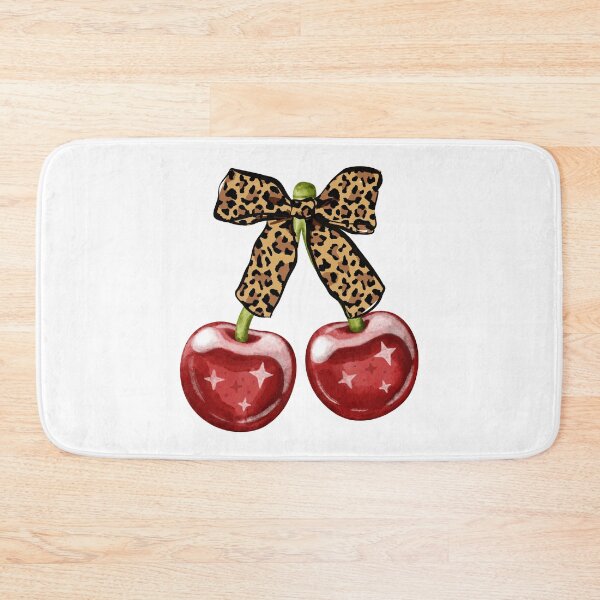 Item preview, Cherry Coquette Leopard Bow  designed and sold by thebest-2studio.