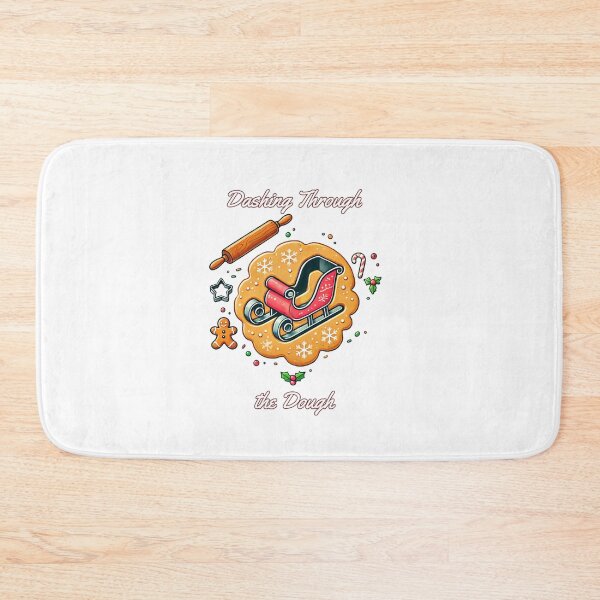 Item preview, Dashing Through The Dough - Funny Holiday Baking Pun, Cute Christmas Gift designed and sold by LilMessyKitchen.