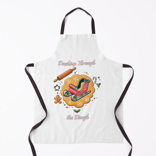 Item preview, Dashing Through The Dough - Funny Holiday Baking Pun, Cute Christmas Gift designed and sold by LilMessyKitchen.