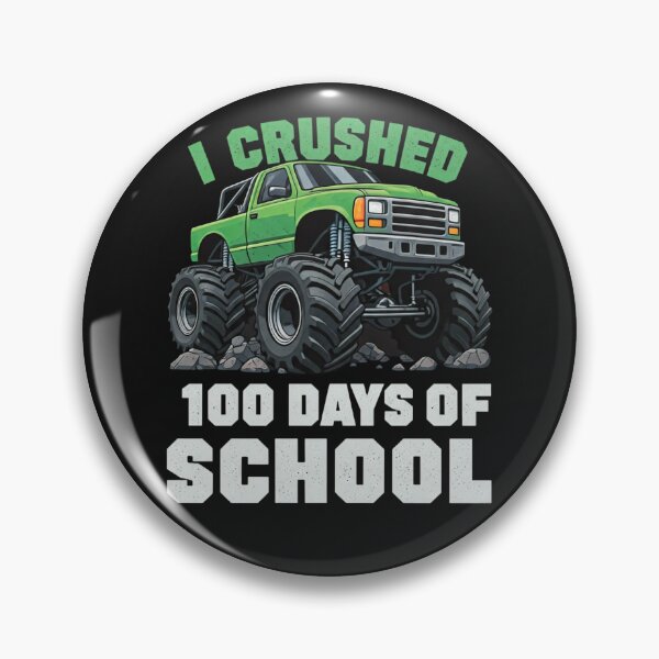 Item preview, I Crushed 100 Days of School Monster Truck designed and sold by Alex Songs.