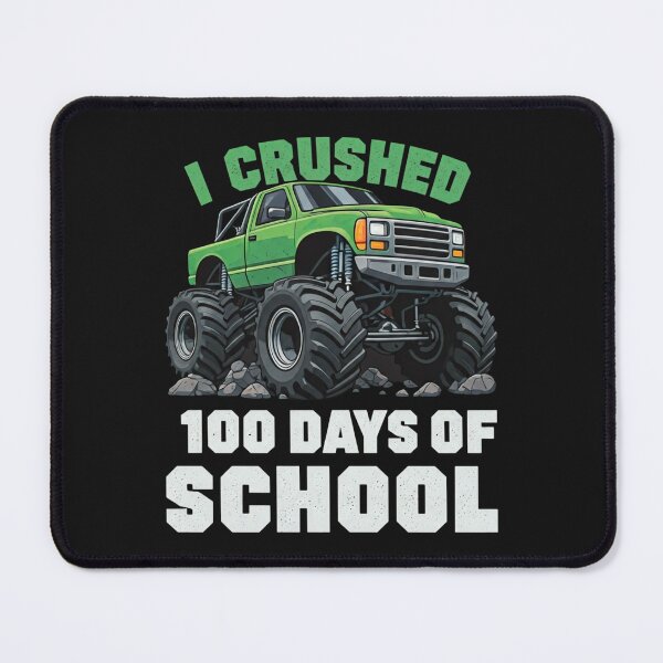 Item preview, I Crushed 100 Days of School Monster Truck designed and sold by Alex Songs.