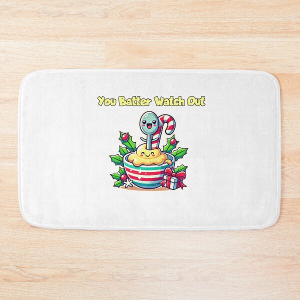Item preview, You Batter Watch Out - Funny Holiday Baking Pun, Cute Christmas Gift designed and sold by LilMessyKitchen.