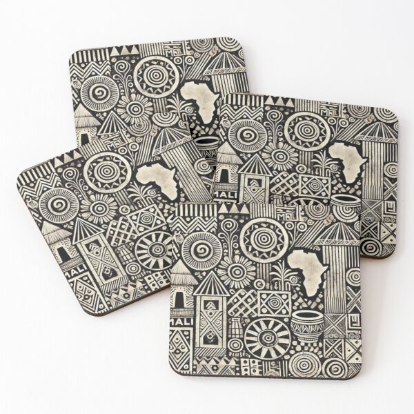 Item preview, Bogolan Mud Cloth Patterns designed and sold by Shs-Kenya.