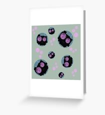 skull skun pattern Greeting Card