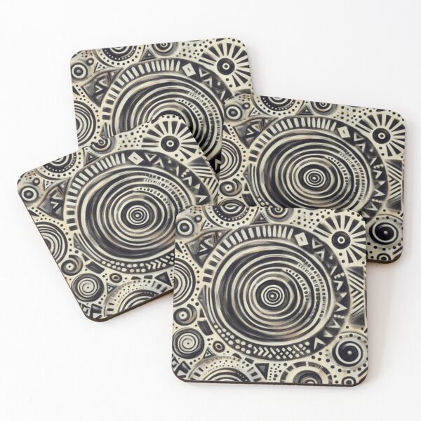 Item preview, Bogolan Mud Cloth Patterns designed and sold by Shs-Kenya.