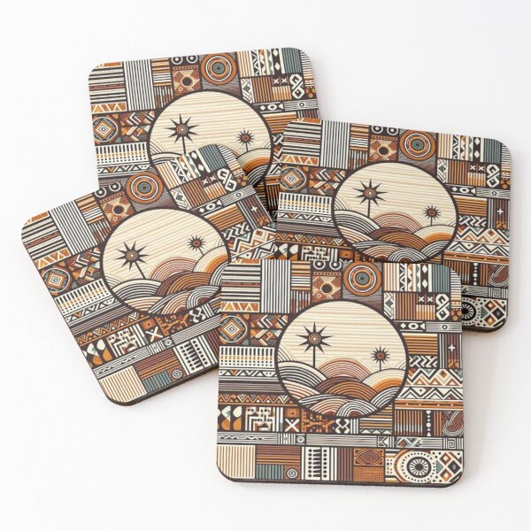 Item preview, Bogolan Mud Cloth Abstract Pattern  designed and sold by Shs-Kenya.