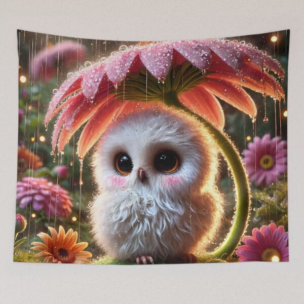 Item preview, White Owl in the Rain designed and sold by Astralia.