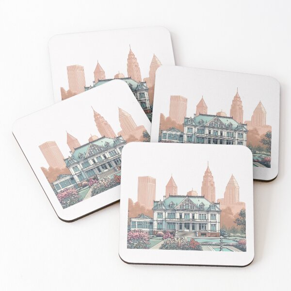 Item preview, Stan Hywet Hall and Gardens Minimalist Watercolor Design, designed and sold by PaintMeWorld.