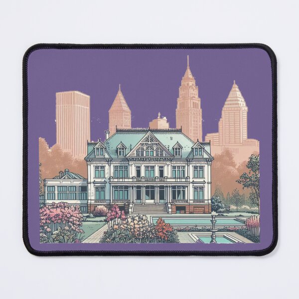 Item preview, Stan Hywet Hall and Gardens Minimalist Watercolor Design, designed and sold by PaintMeWorld.