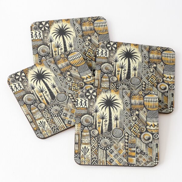 Item preview, Bogolan Mud Cloth Abstract Pattern  designed and sold by Shs-Kenya.