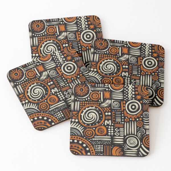 Item preview, Bogolan Mud Cloth Patterns designed and sold by Shs-Kenya.