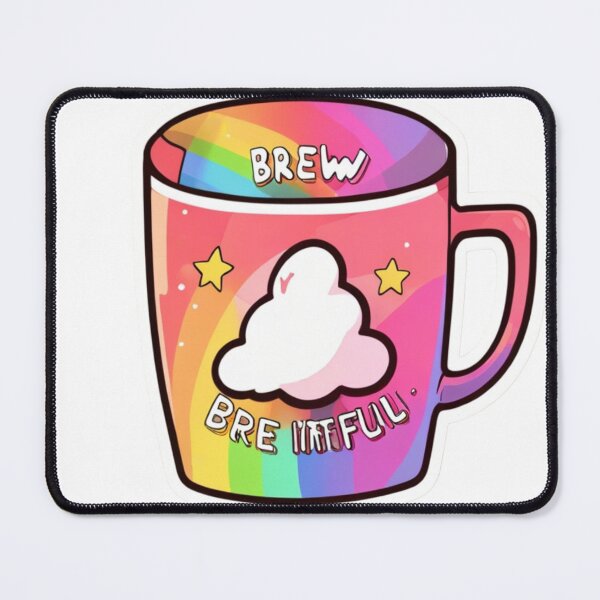 Item preview, Brew It Beautiful - Rainbow Coffee Mug Art designed and sold by Spicex2.