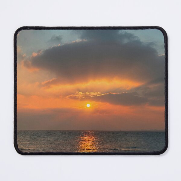 Item preview, Sunrise view of the sea in front of Haengwon-ri, famous for its wind in Jeju,korea designed and sold by human8891.
