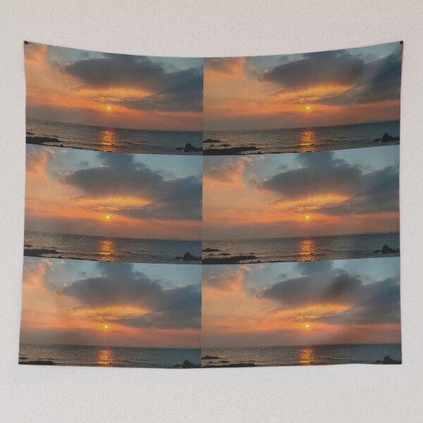 Item preview, Sunrise view of the sea in front of Haengwon-ri, famous for its wind in Jeju,korea designed and sold by human8891.