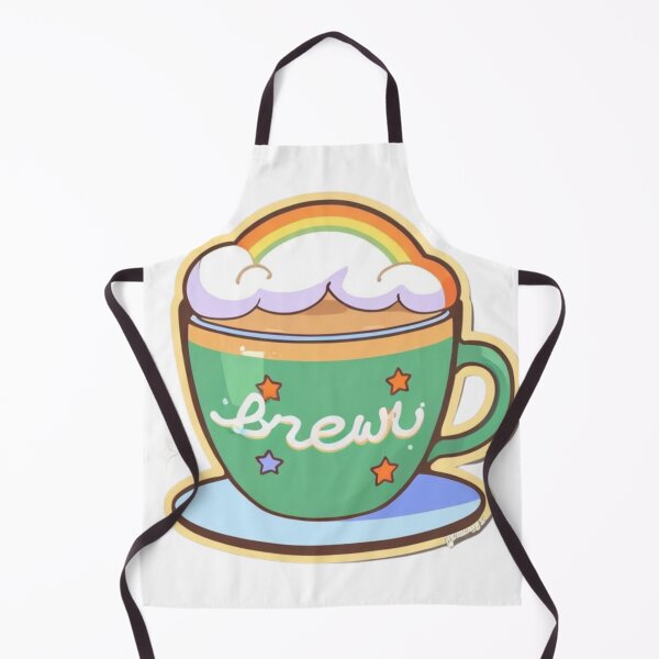 Item preview, Whimsical Green Brew Cup with Rainbow designed and sold by Spicex2.