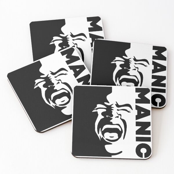 Item preview, Screaming Striking "Manic" Line Art Illustration – Bold and Unique designed and sold by arttiisens.