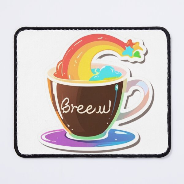 Item preview, Magical Rainbow Brew Cup Art designed and sold by Spicex2.