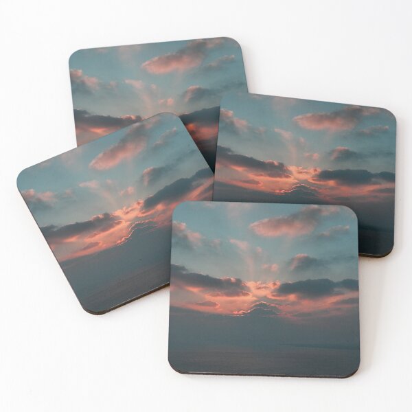 Item preview, Sunrise view of the sea in front of Haengwon-ri, famous for its wind in Jeju,korea designed and sold by human8891.