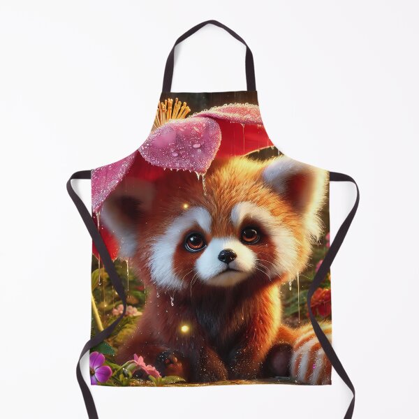 Item preview, Red Panda in the Rain designed and sold by Astralia.