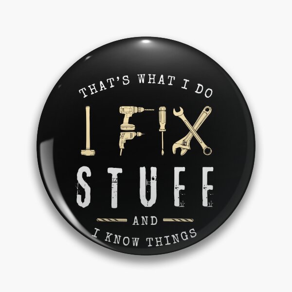 Item preview, I Fix Stuff Mechanic Tool I Know Things designed and sold by CrafterCave.