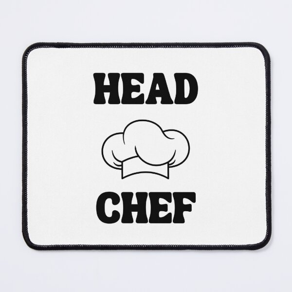 Item preview, Head Chef, With Chefs Hat in Black and White designed and sold by AASparksDesigns.