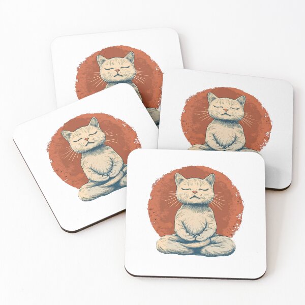Item preview, Meditating Cat designed and sold by LifmusGoDesigns.