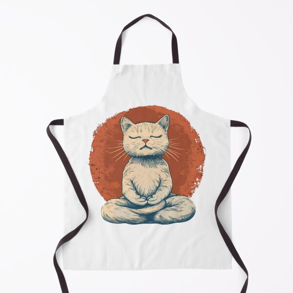 Item preview, Meditating Cat designed and sold by LifmusGoDesigns.