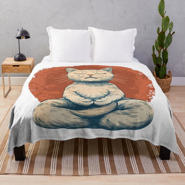 Item preview, Meditating Cat designed and sold by LifmusGoDesigns.