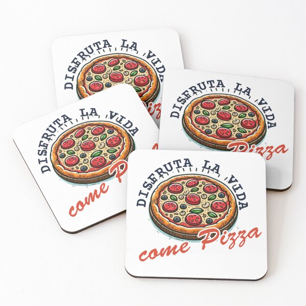 Item preview, Disfruta la vida come Pizza designed and sold by DibuHumor.