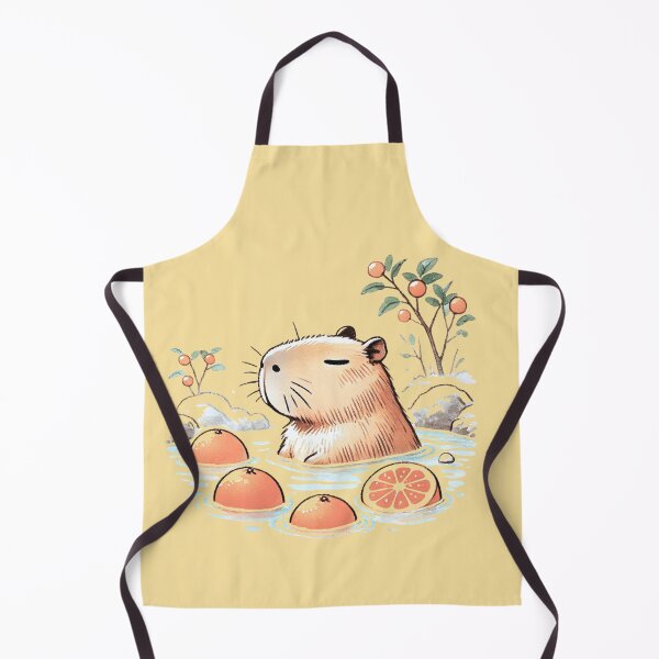 Item preview, Capybara's Grapefruit Bath designed and sold by EllyArtStudio.