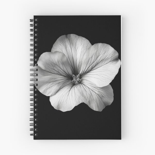 Item preview, Flor de la manzanilla blanca y negra v4 designed and sold by PiranhaEatFashion.