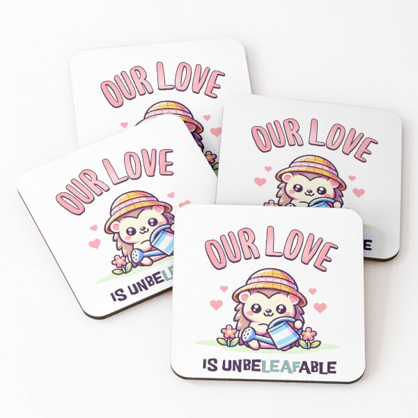 Item preview, Our Love is Unbeleafable - Valentine's Day Gift - Gardening Gift designed and sold by TTeamDesigns.