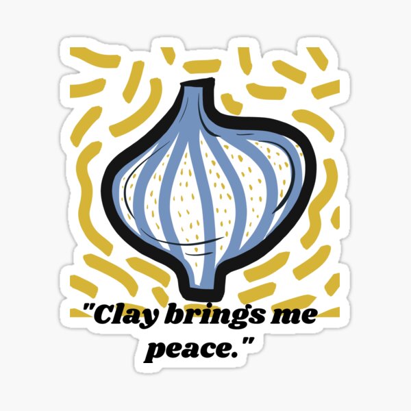 Item preview, Pottery Quotes Stickers & Apparel | Unique Ceramic Art for Mugs, T-Shirts, and More designed and sold by SaitonG.