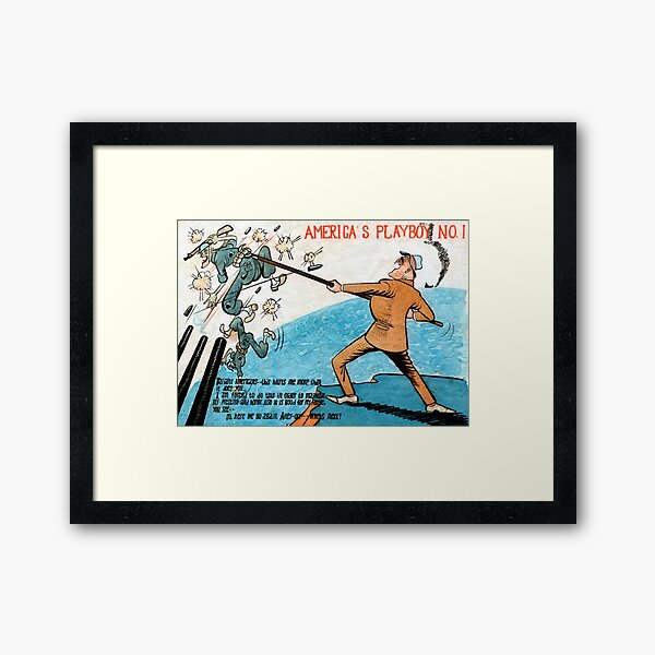 Vista previa del artículo con la obra «WWII America's Playboy FDR», diseñado y vendido por historicimage.