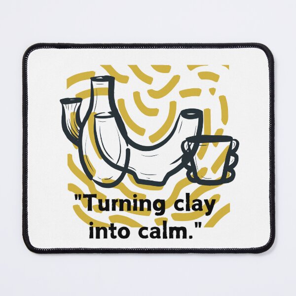 Item preview, Pottery Quotes Stickers & Apparel | Unique Ceramic Art for Mugs, T-Shirts, and More designed and sold by SaitonG.
