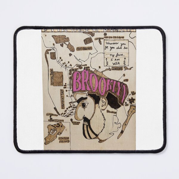 Item preview, The face of Brooklyn New York City subway collection designed and sold by Iamwia28.