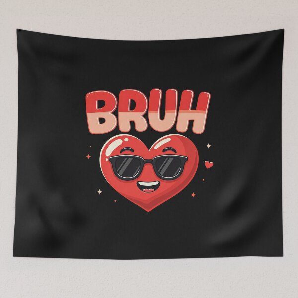 Item preview, BRUH Heart Sunglasses designed and sold by Alex Songs.
