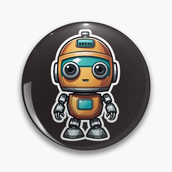 Item preview, Cute Robot Sticker 3 designed and sold by Domo-Design.
