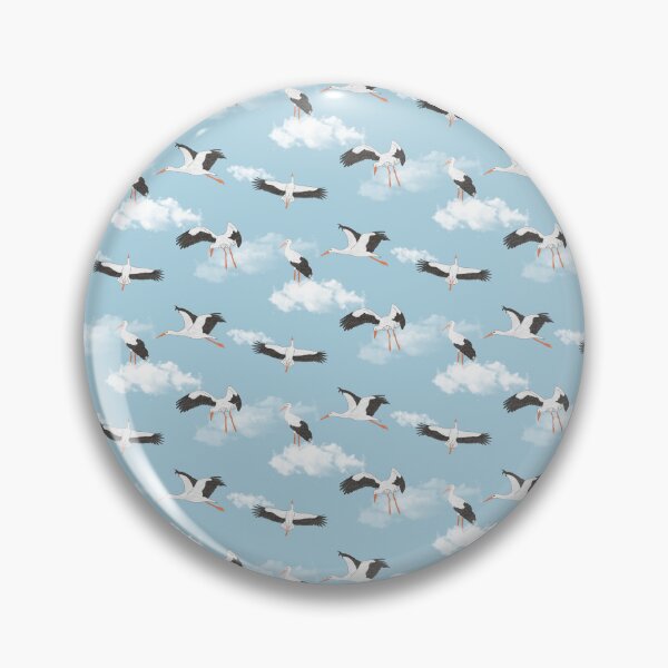 Item preview, Flying Storks designed and sold by Scrabbly Doodles.