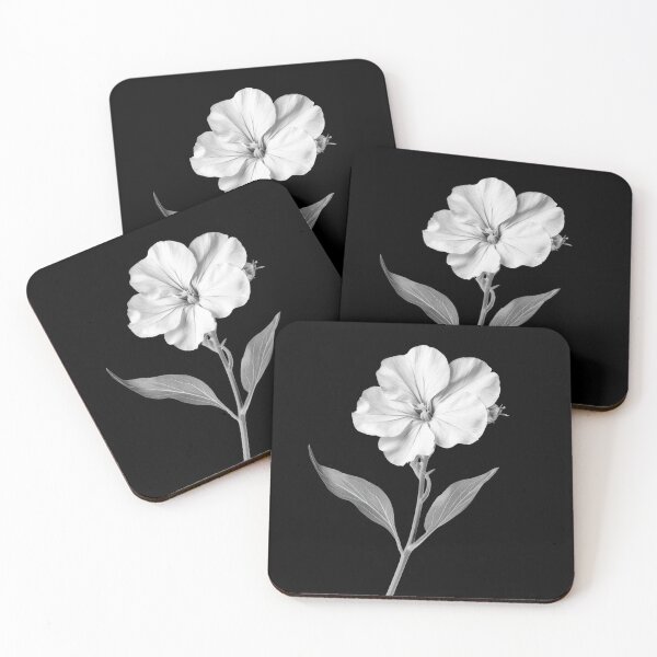 Item preview, Black and White Campion Flower v3 designed and sold by PiranhaEatFashion.